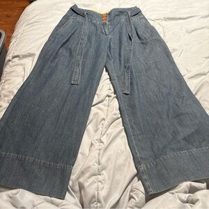 Ivy Jane Flare Jeans with Button Detail